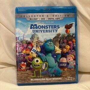 Disney Monsters University Blu Ray + DVD Collector’s Edition Bonus Features